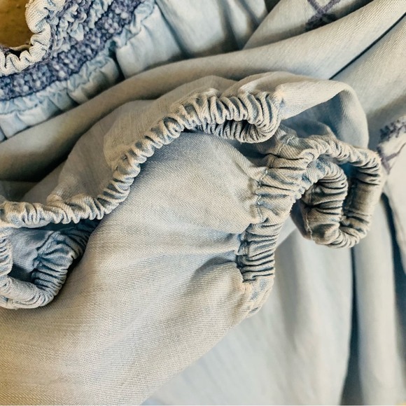 Reba Woman | 3X Embroidered Top Boho Southwestern Tribal Flowy Comfy Relaxed Fit - Picture 7 of 10